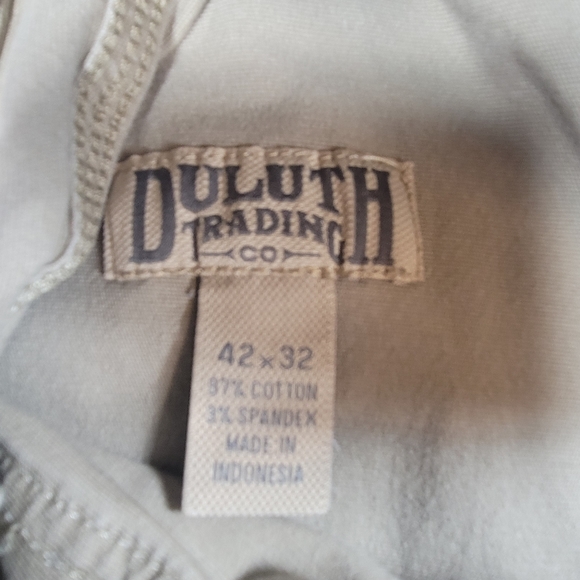 Duluth Trading Co Flex Fire Hose Pants Mens 42×32 Khaki - Barely Worn D2 - Picture 6 of 7